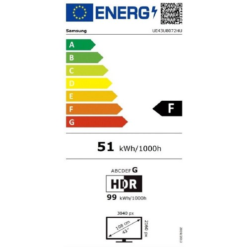 TV UHD  UE43U8072HUXXH SMART